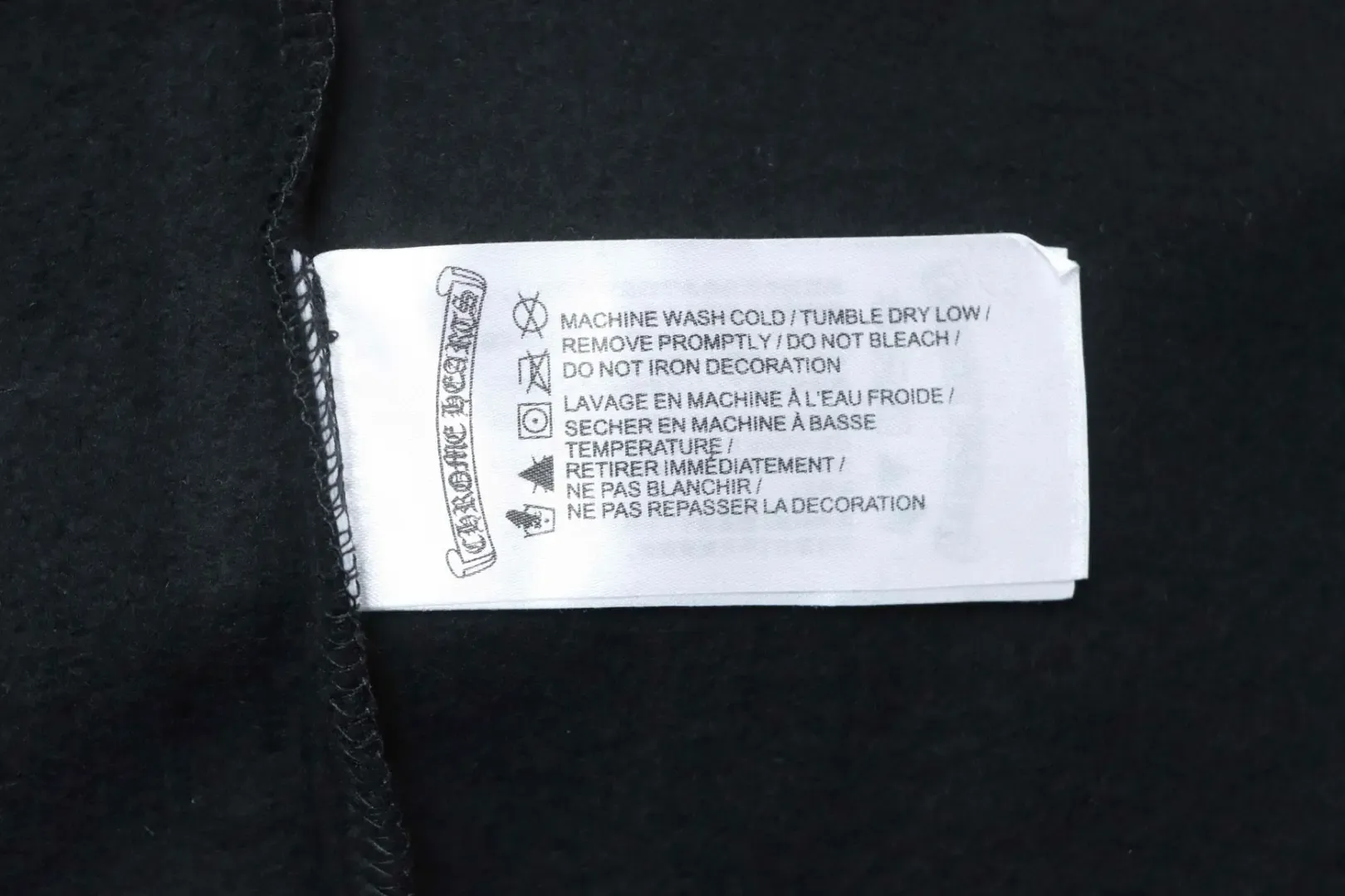 Classic Zip Up Jacket With Sanskrit Horseshoe Pattern - Image 10