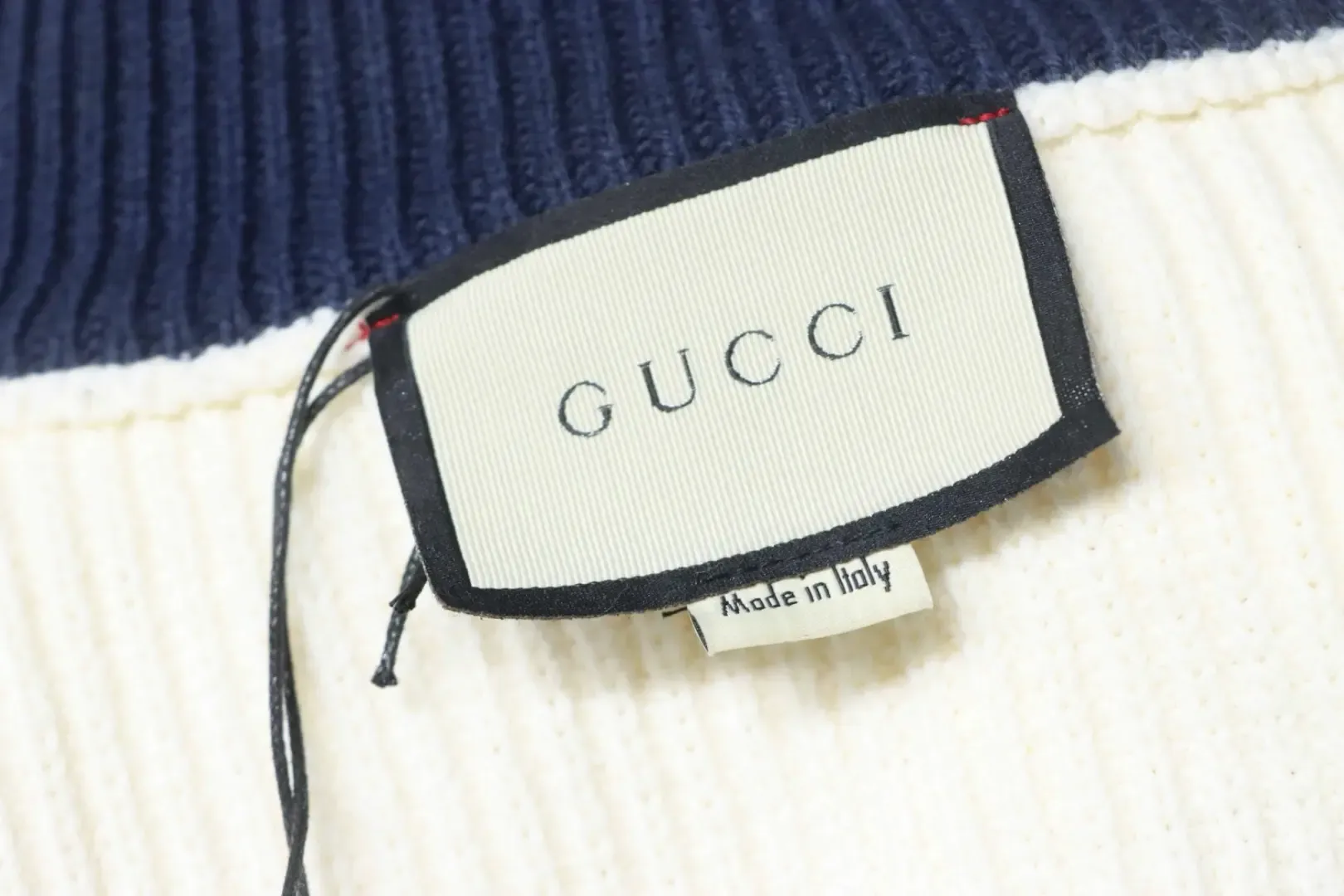 Contrasting Striped Knit Cardigan With Zipper - Image 6