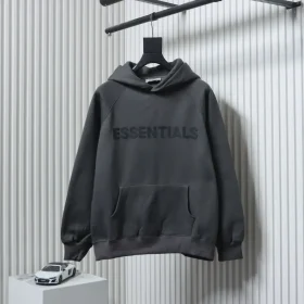 Fear Of God Fog Double-Stitched Hoodie With Silicone Lettering On The Chest