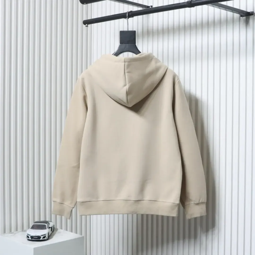 Hoodie With Checkered Warhorse Print And Flock Print XXL - Image 14