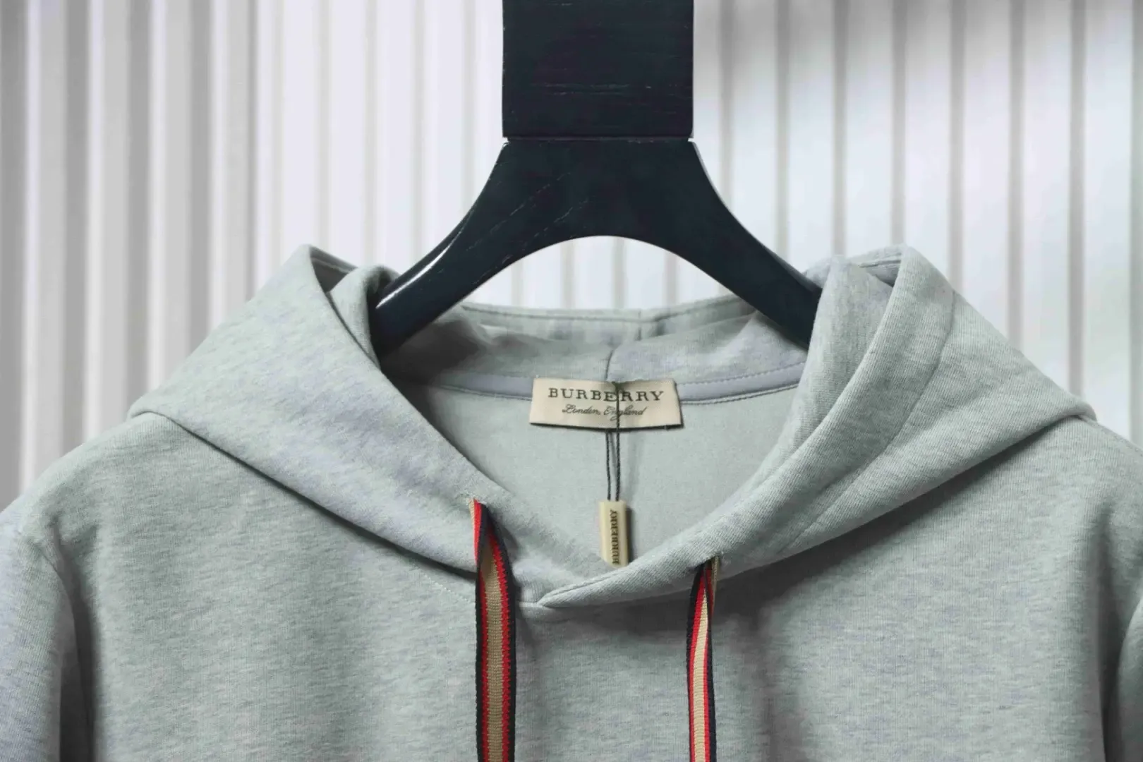 Hoodie With Checkered Warhorse Print And Flock Print XXL - Image 3