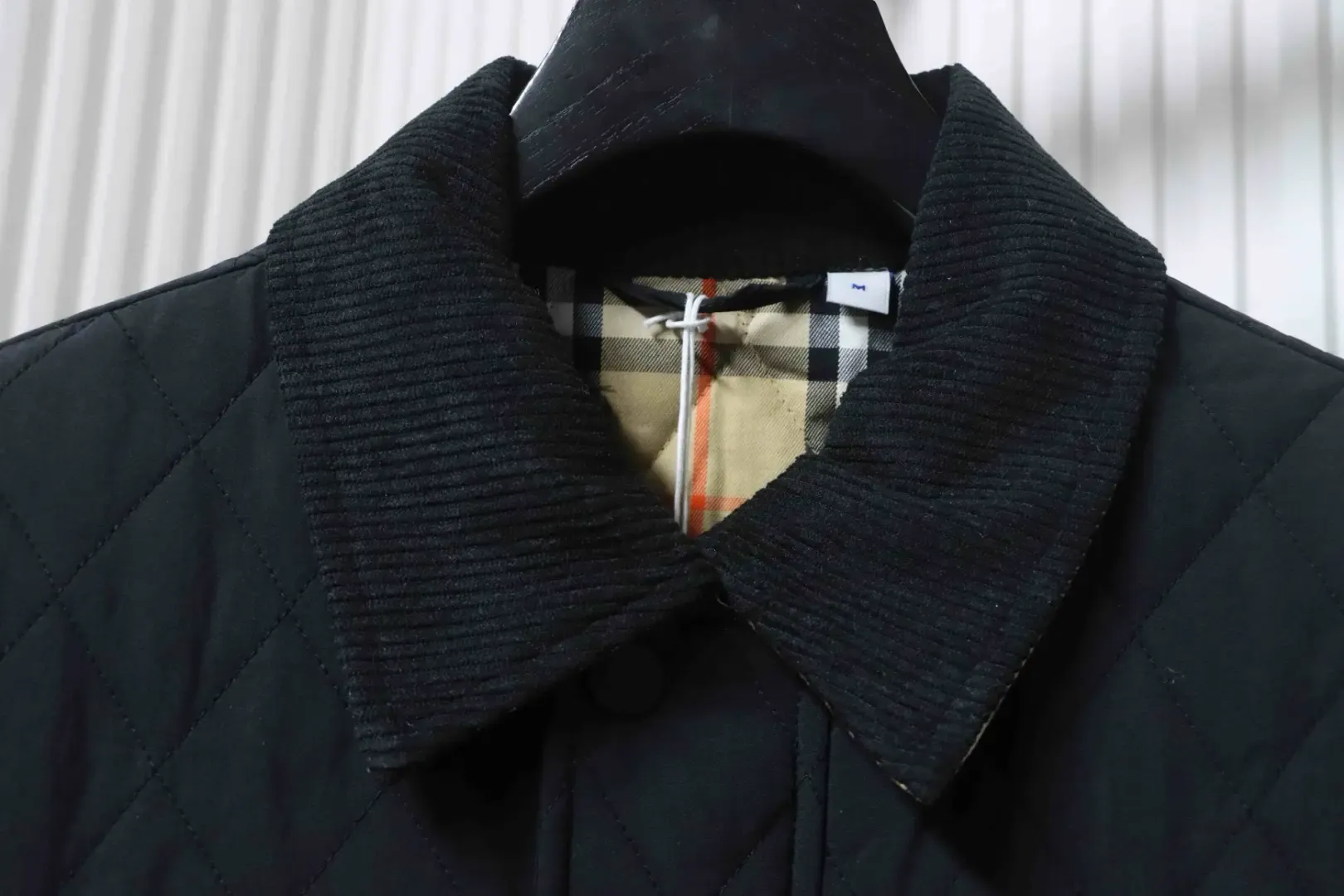 Jacket With Music Note Logo Diamond Pockets Cotton Coat - Image 2