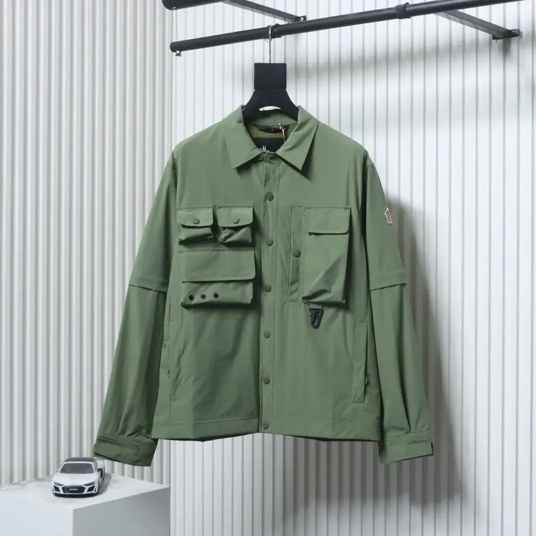 Moncler Functional Work Jacket With Multiple Pockets