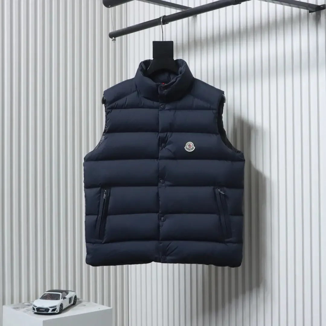Moncler Vest With Matte Logo - Image 12