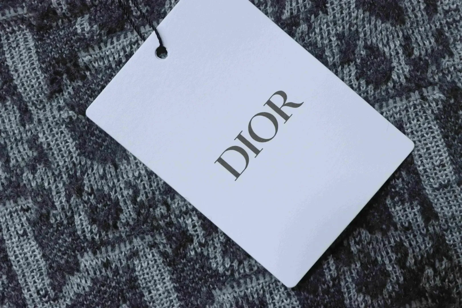 Monogrammed Jacquard Knit Pullover With Zipper Top - Image 9