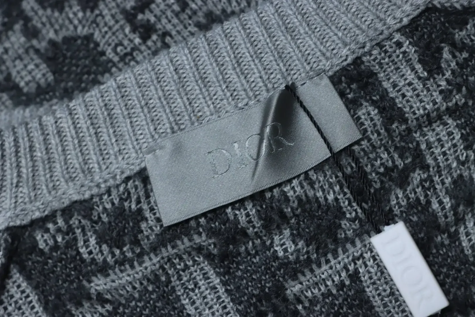 Monogrammed Jacquard Knit Pullover With Zipper Top - Image 10