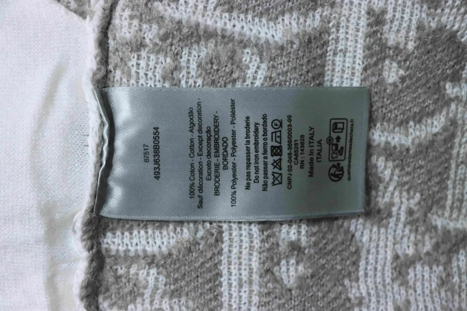 Monogrammed Jacquard Knit Sweater With Zipper - Image 10