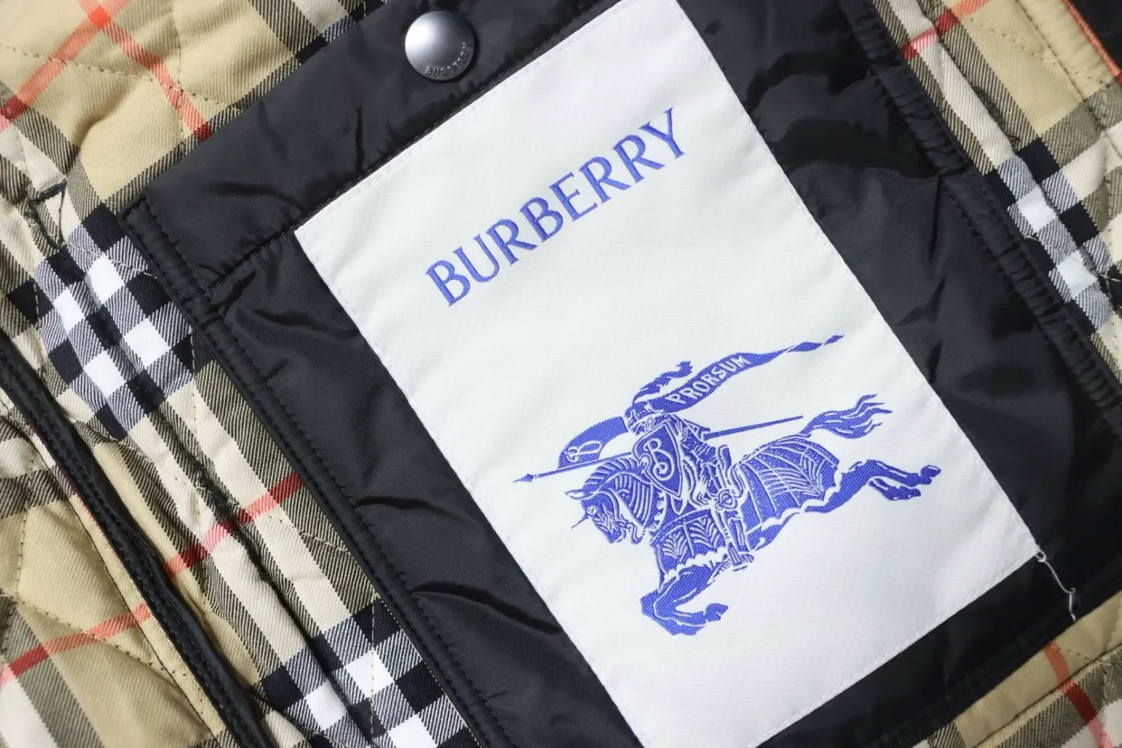 Quilted Cotton Jacket With Diamond Pattern - Image 11