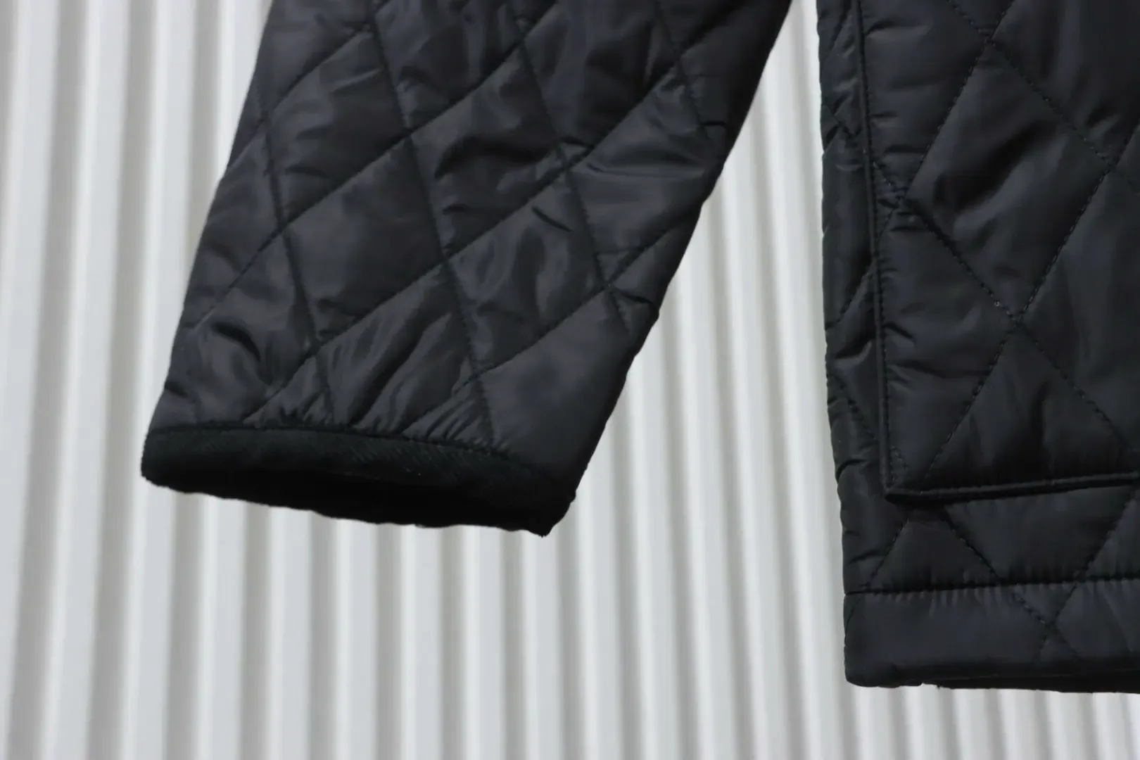 Quilted Cotton Jacket With Diamond Pattern - Image 6