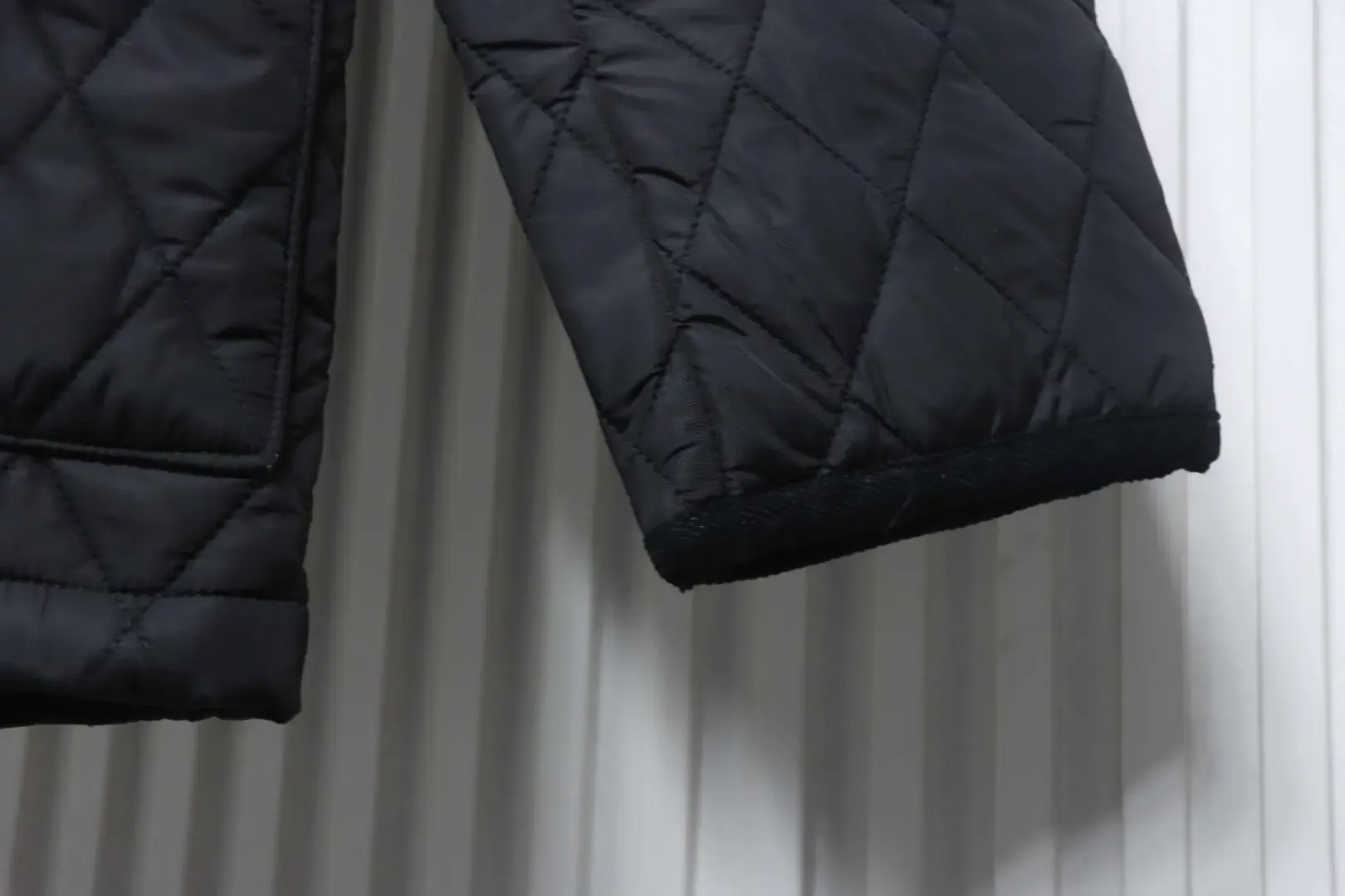 Quilted Cotton Jacket With Diamond Pattern - Image 7