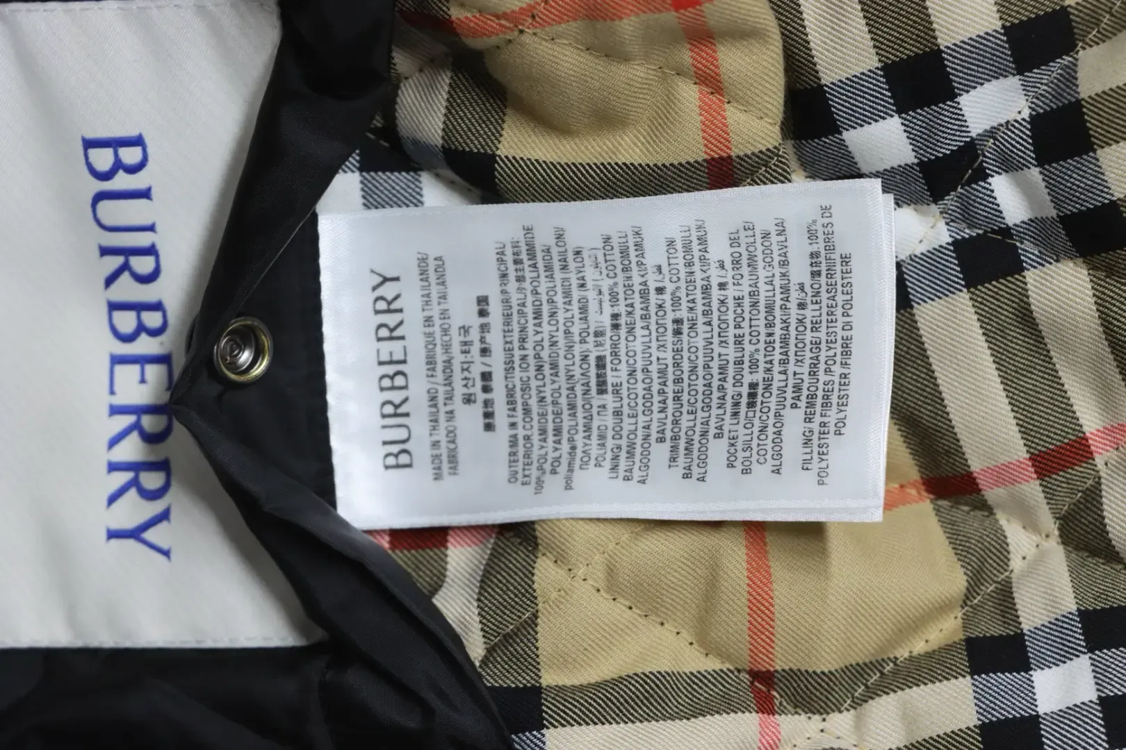 Quilted Cotton Jacket With Diamond Pattern - Image 10