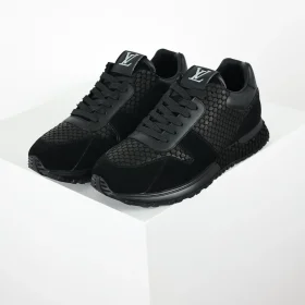 Run Away Men'S Low-Top Casual Sneakers In Black