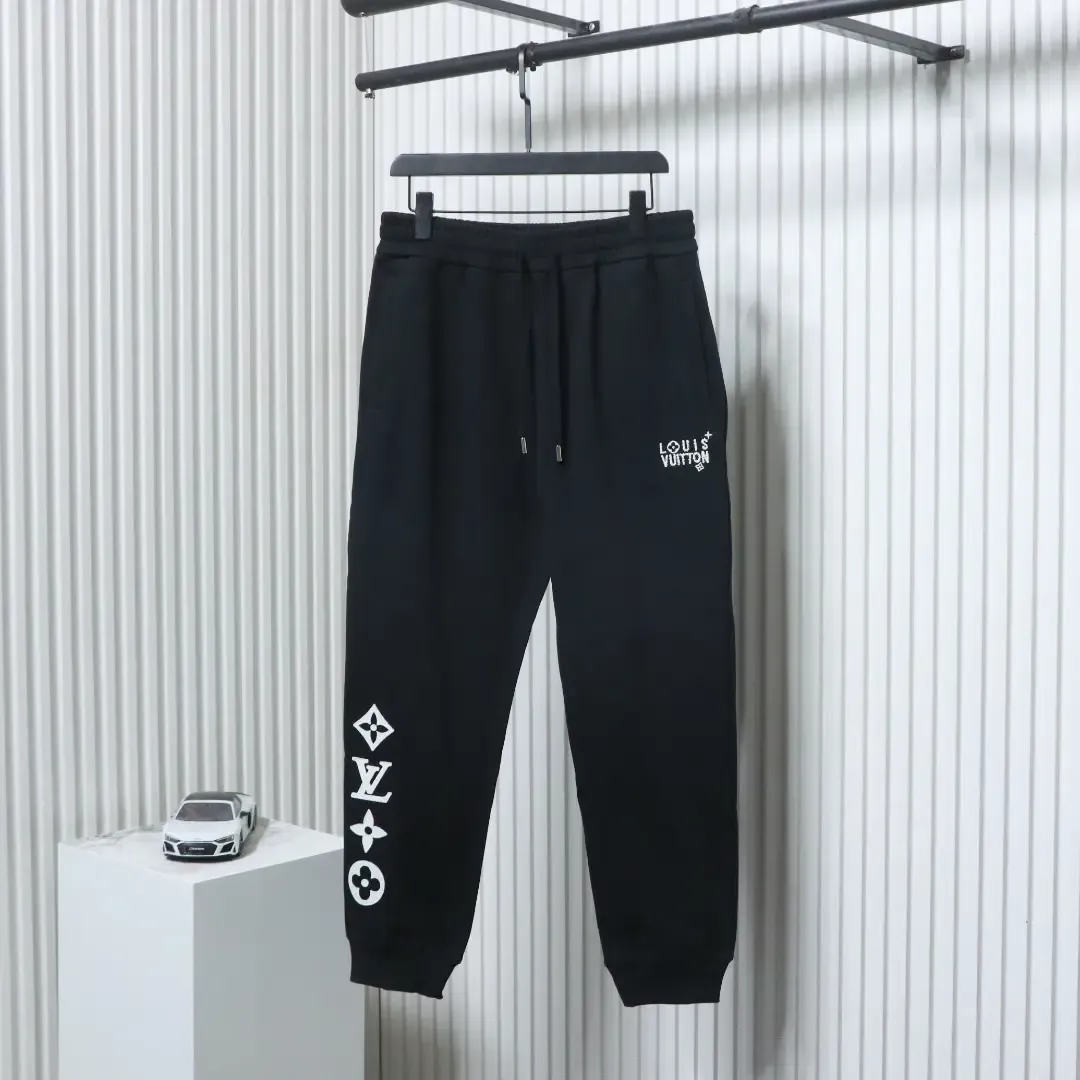 Suit Trousers With Four Flower Embroidery