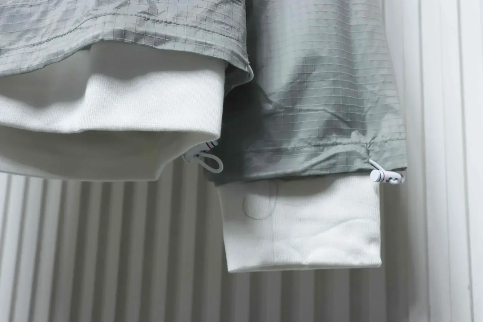 Tb Double Layered Leisure Jacket With Four-Ply Woven Stand Up Collar - Image 6