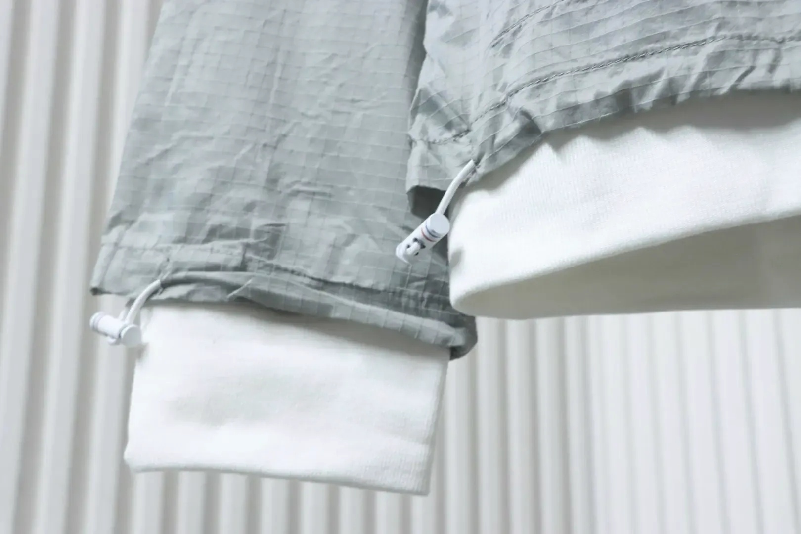 Tb Double Layered Leisure Jacket With Four-Ply Woven Stand Up Collar - Image 7