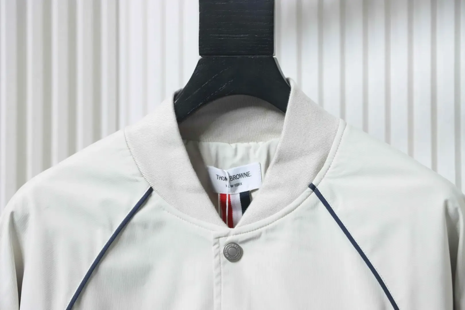 Tom Brown Baseball Jacket With Four Stripes - Image 3