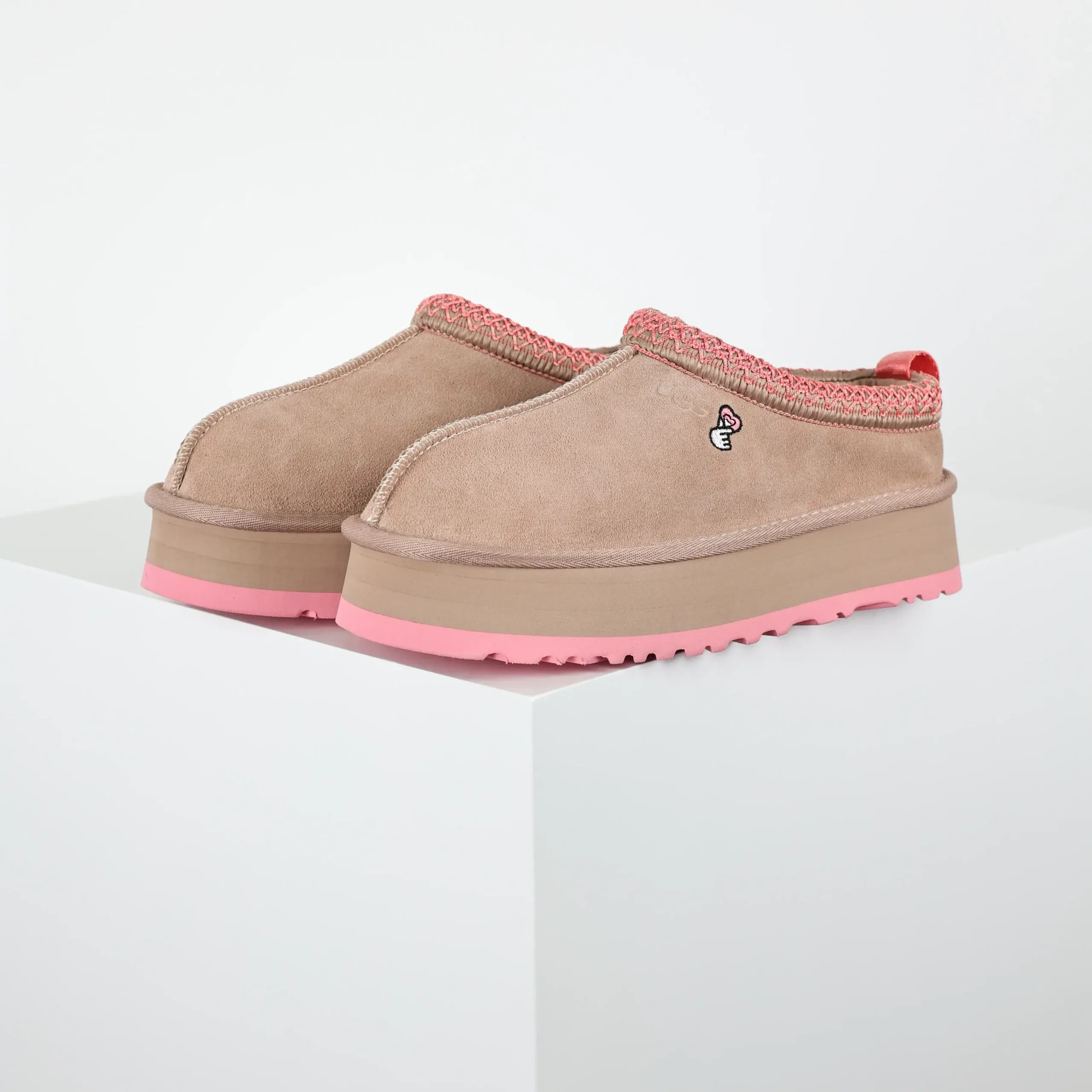 UGG Tats Low Shoes Ethnic Style 3cm Thick Sole Snow Boots Women's - Image 3