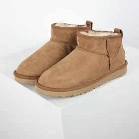 Ugg Mini Thin Sole Chestnut Brown Short Tube 1.5 Cm Thin Sole
