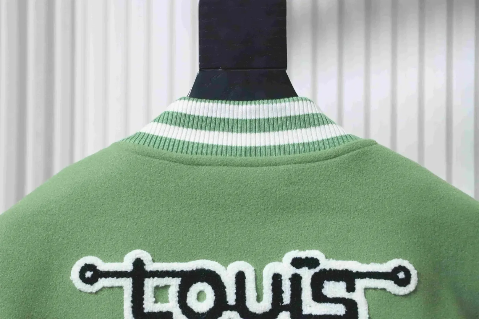 Zhang Zai Embroidered Patchwork Baseball Jacket - Image 4