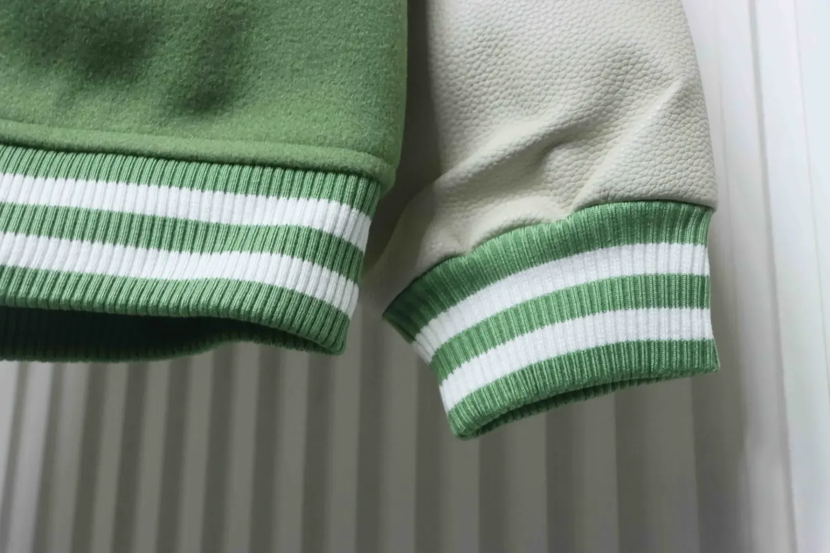 Zhang Zai Embroidered Patchwork Baseball Jacket - Image 7