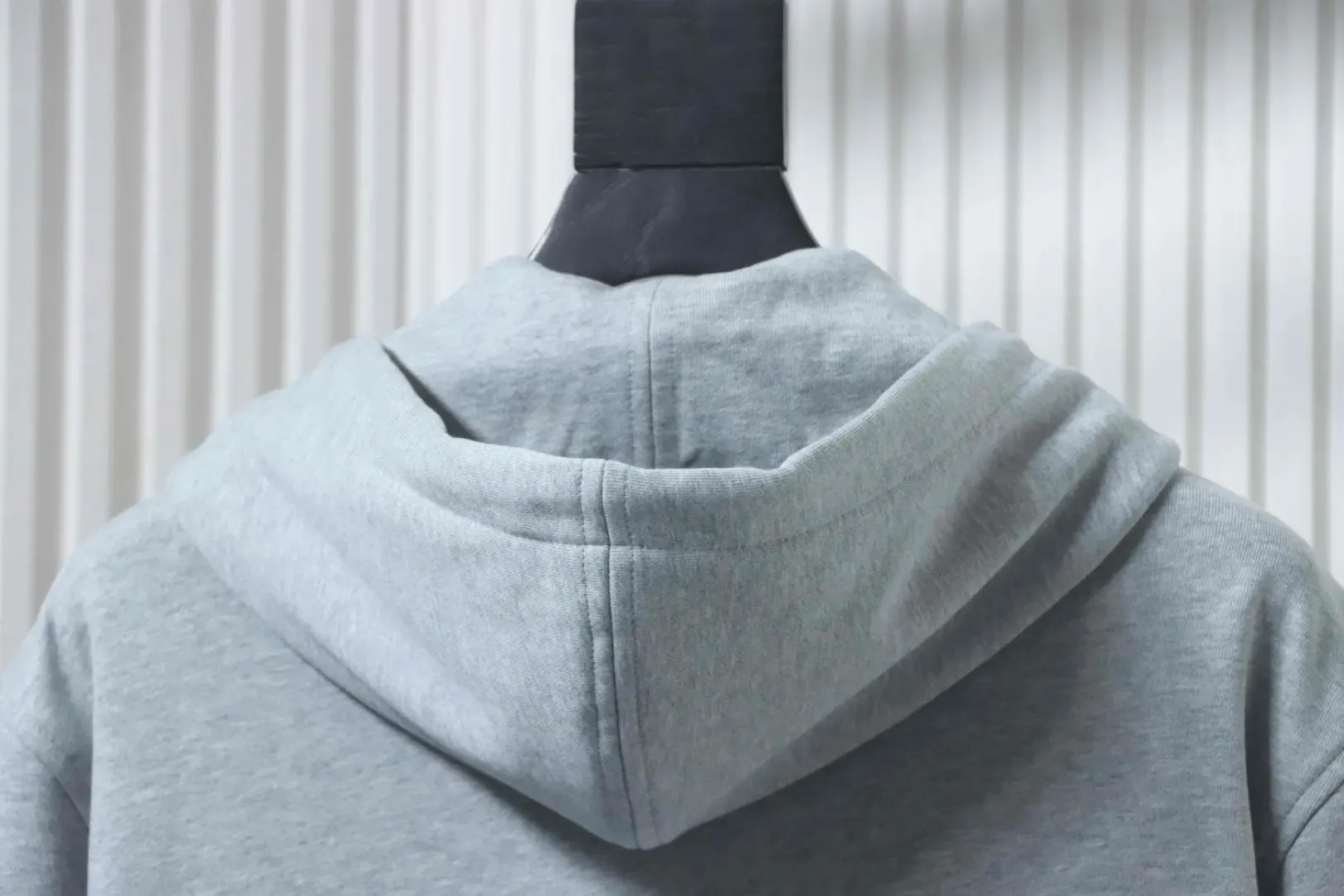 AMI Paris Hooded Jacket With Heart Embroidery And Zipper Closure - Image 6