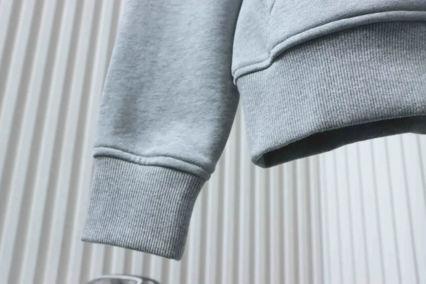 AMI Paris Hooded Jacket With Heart Embroidery And Zipper Closure - Image 8