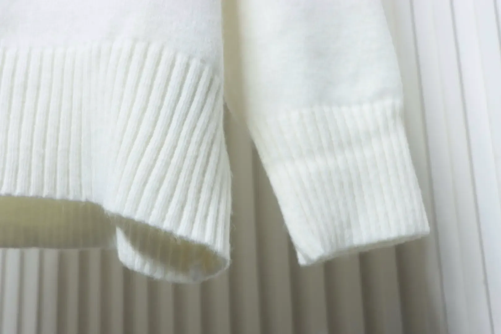 AMI Sweater In A Minimalist French Style With A Round Neckline And A Silver Heart Logo - Image 6