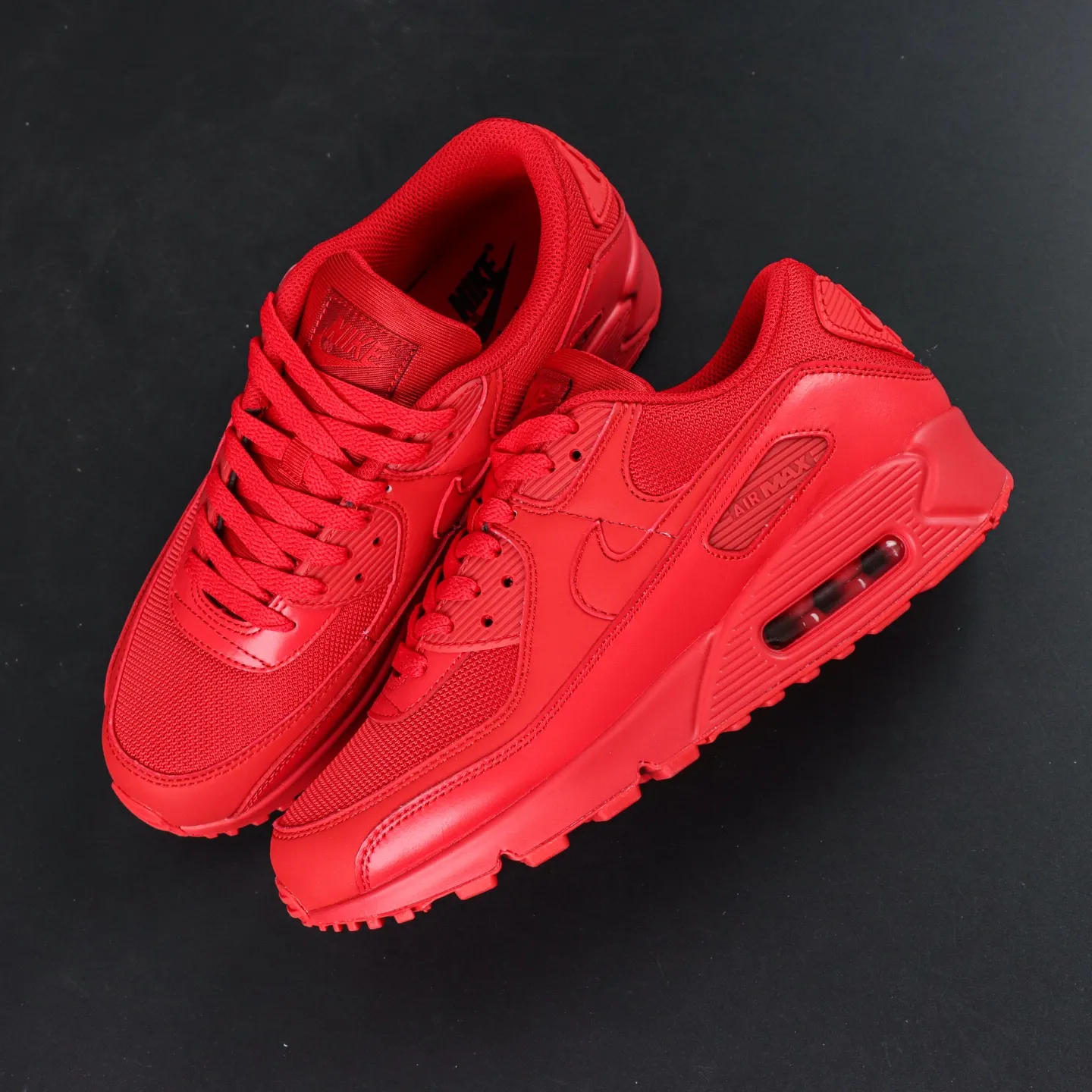 Air Max 90 Triple Red Mens Shoes - etkick reps
