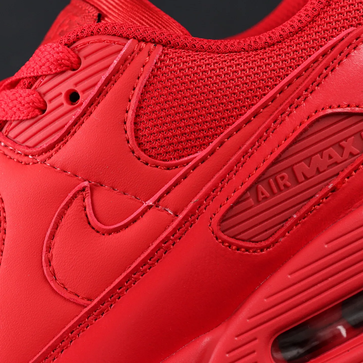 Air Max 90 Triple Red Mens Shoes - etkick reps