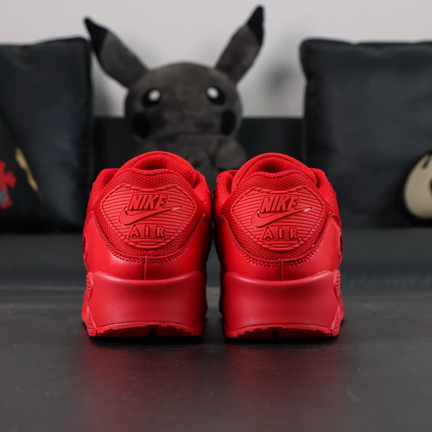 Air Max 90 Triple Red Mens Shoes - etkick reps