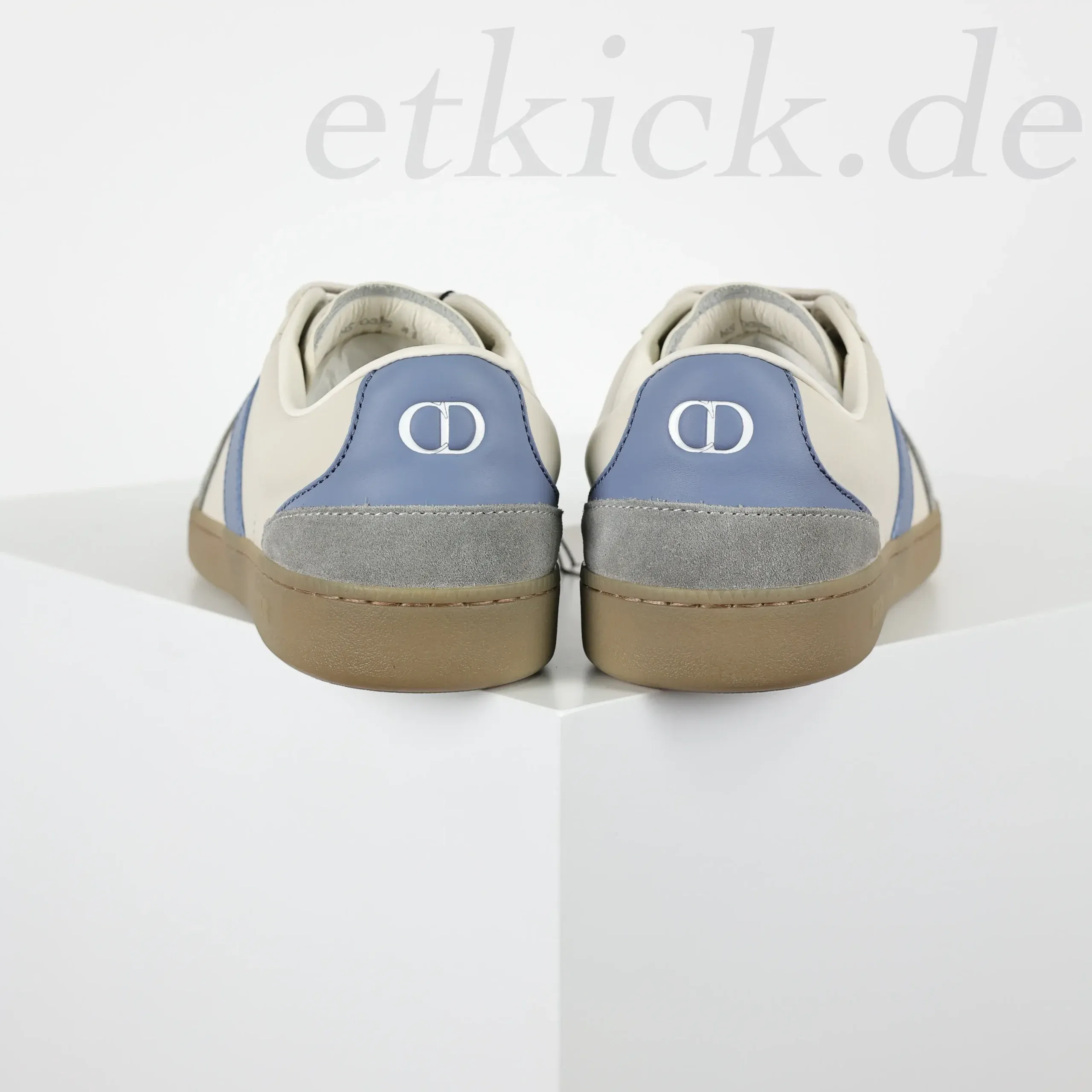 B01 Matchpoint Sneakers Gray And White Smooth Calfskin - Image 7