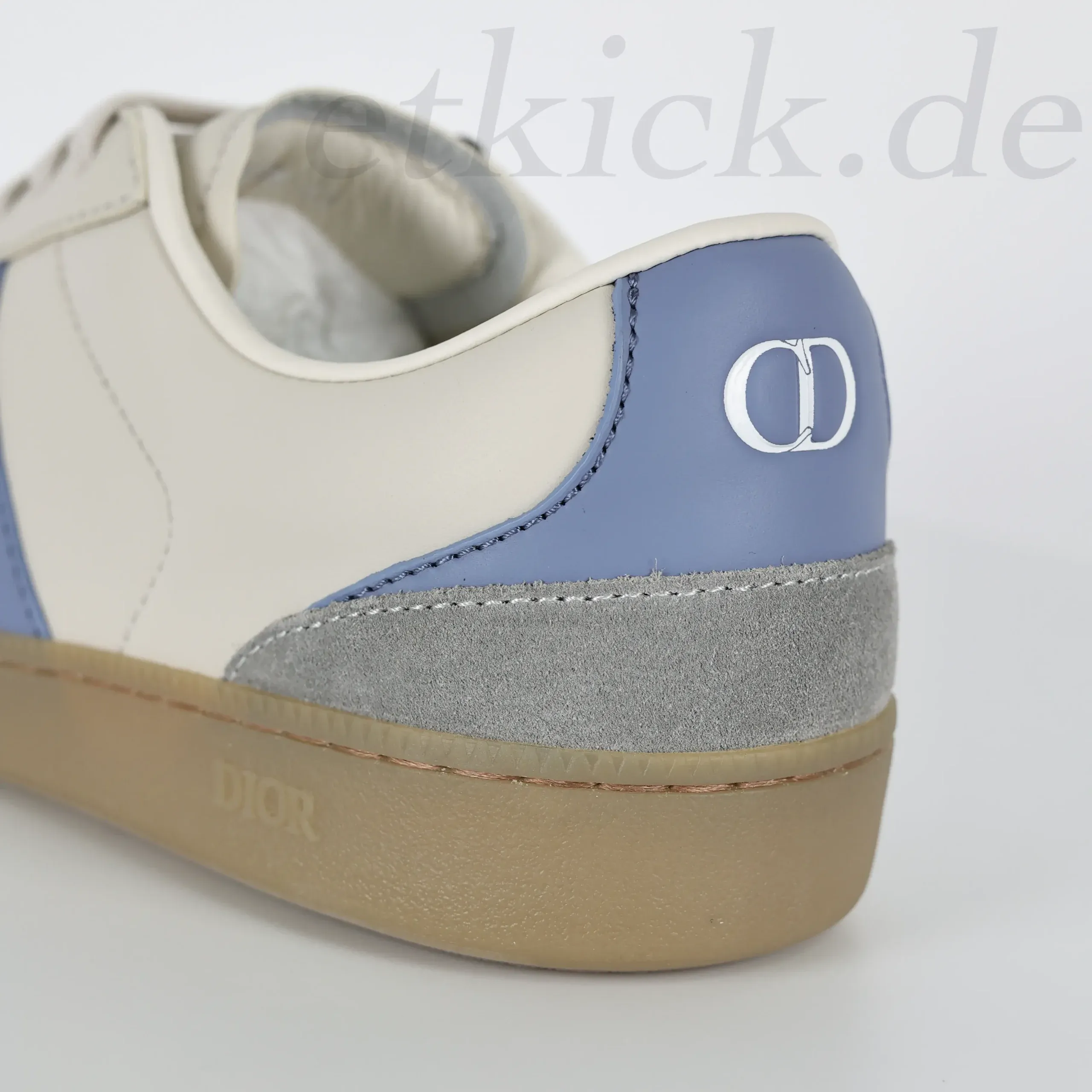 B01 Matchpoint Sneakers Gray And White Smooth Calfskin - Image 8