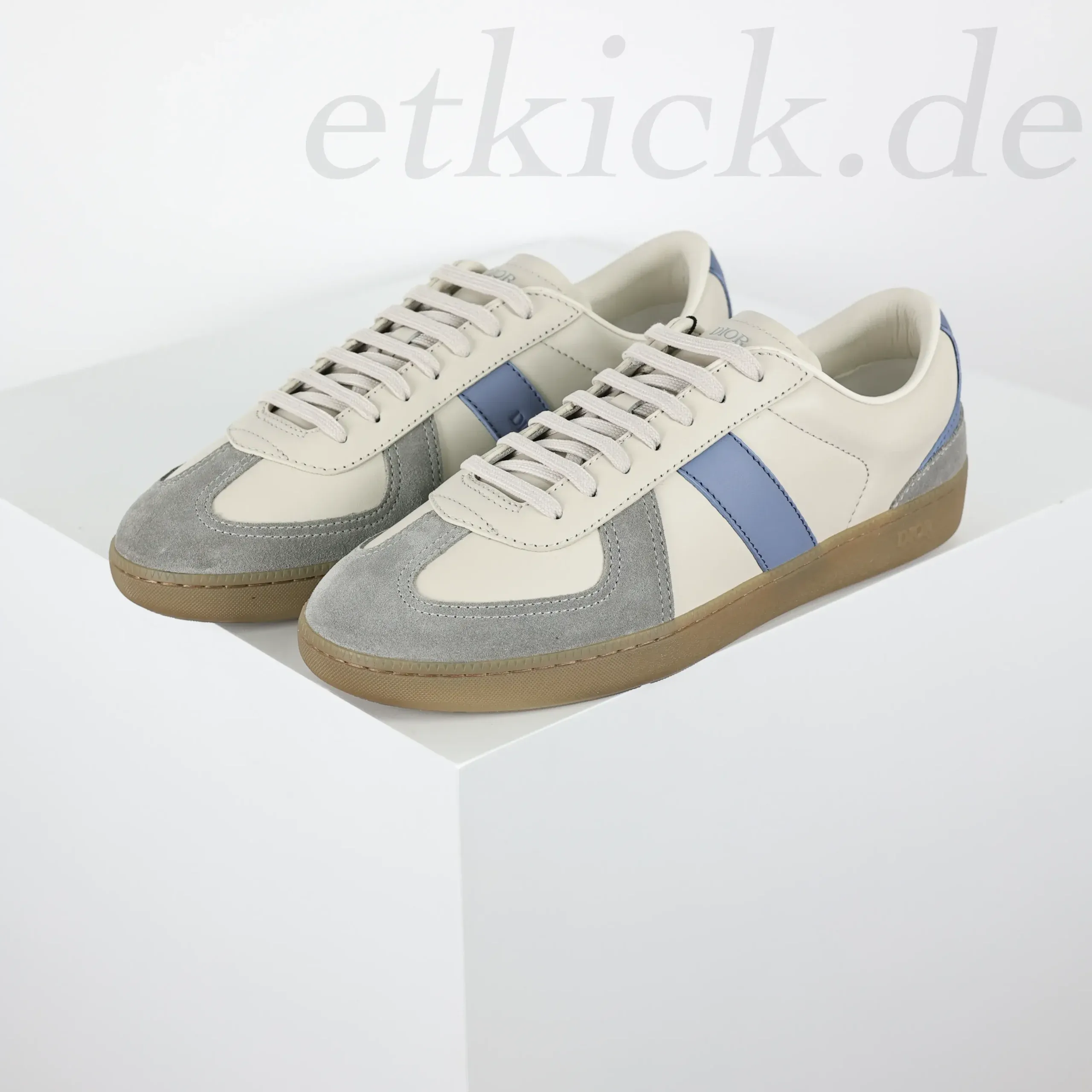 B01 Matchpoint Sneakers Gray And White Smooth Calfskin