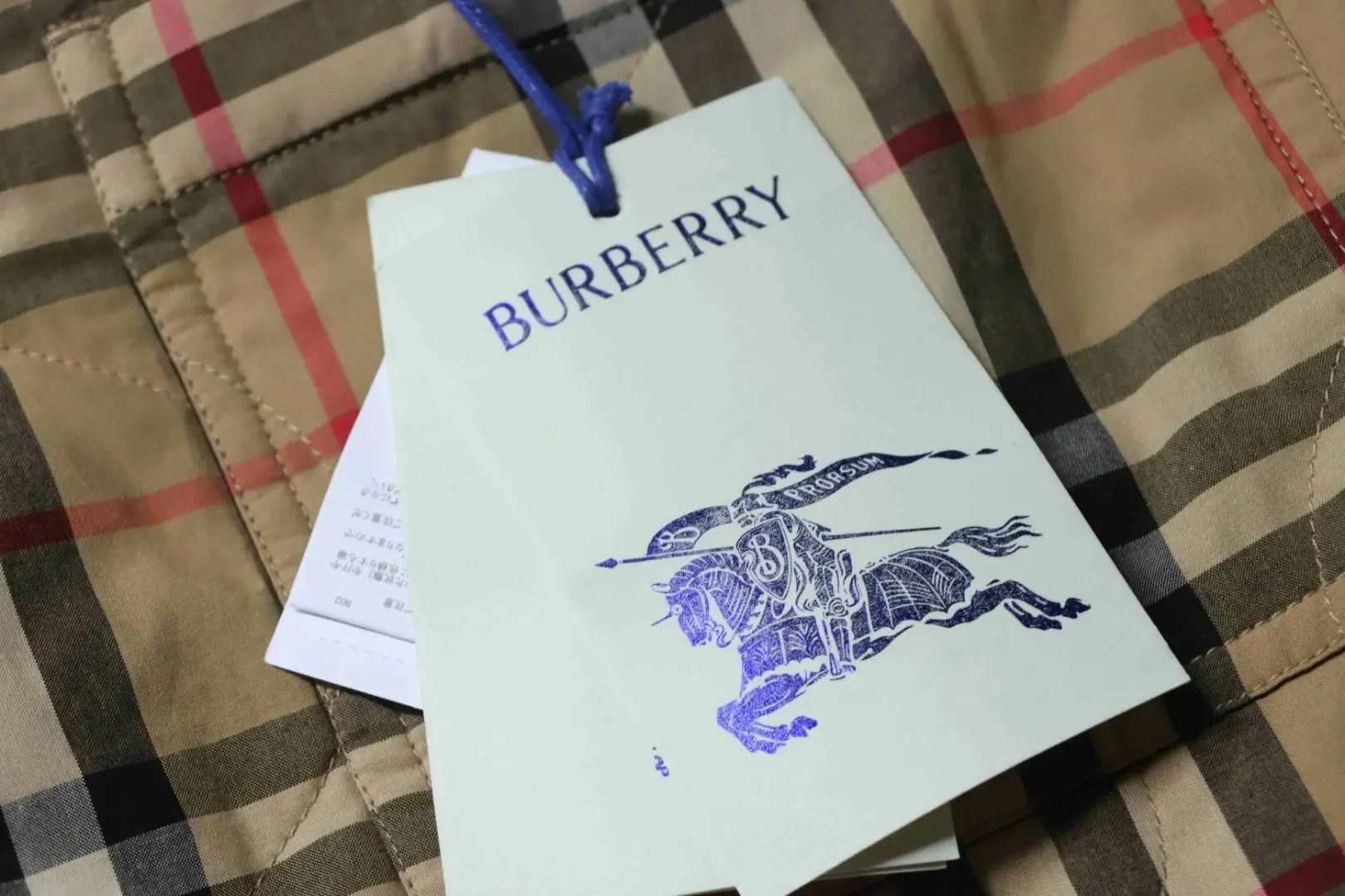 B0rb1erry Checked Reversible Cotton Coat - Image 12