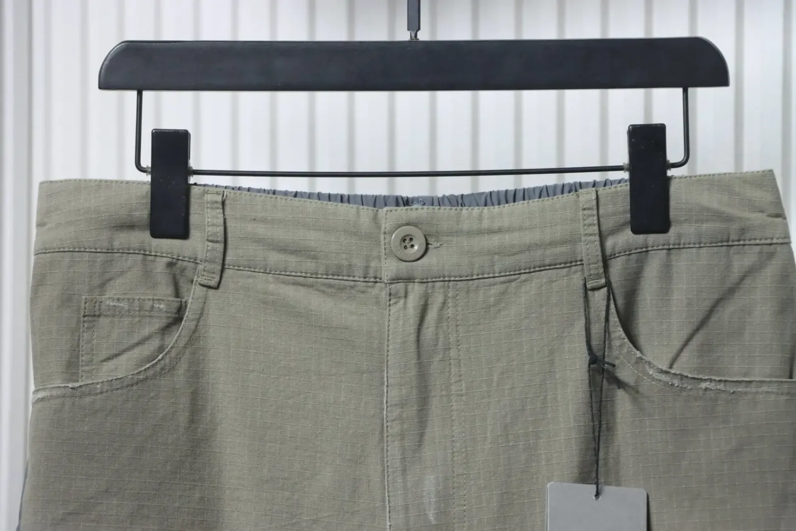 Balenciaga 25Fw Distressed Patchwork Trousers - Image 3