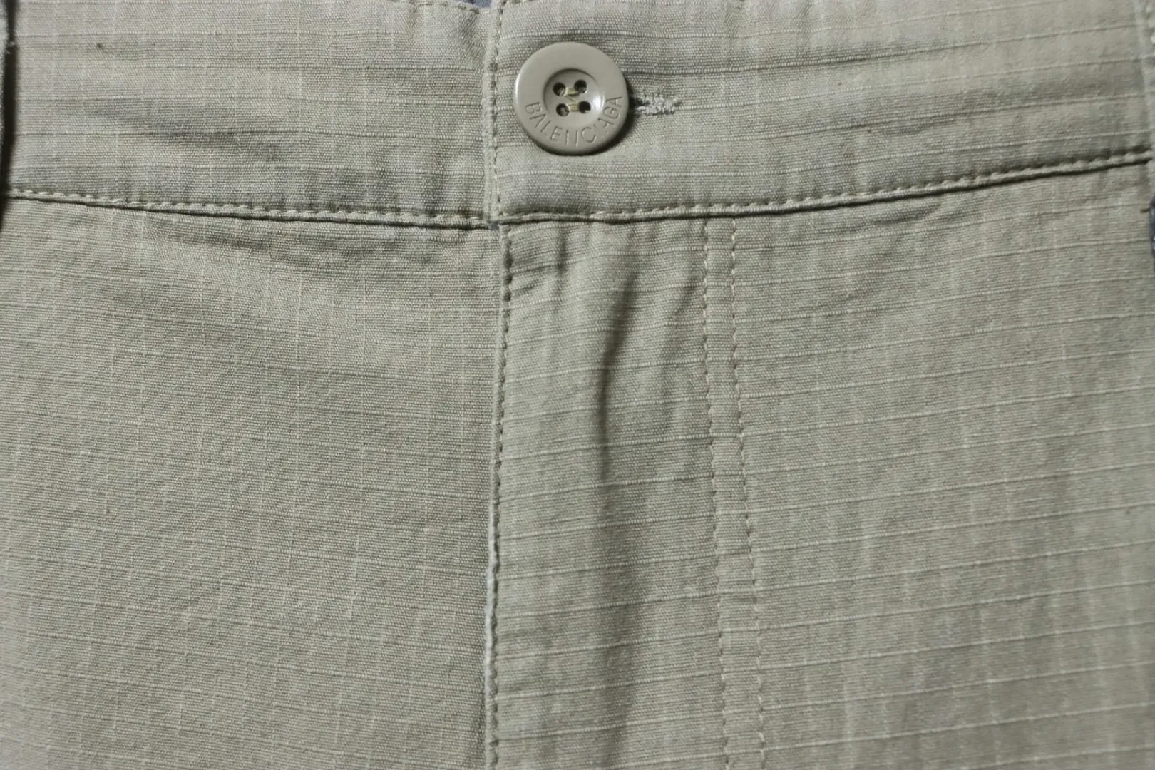 Balenciaga 25Fw Distressed Patchwork Trousers - Image 4