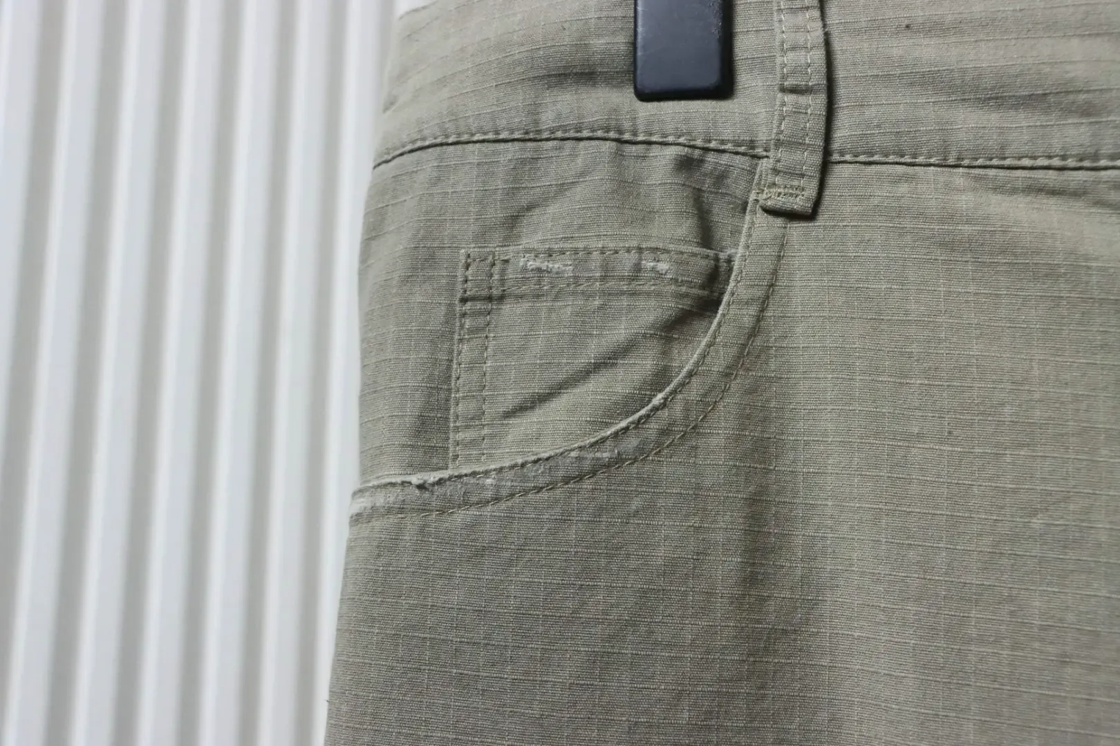 Balenciaga 25Fw Distressed Patchwork Trousers - Image 5