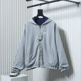 Balenciaga 25Fw Reversible Patchwork Windbreaker