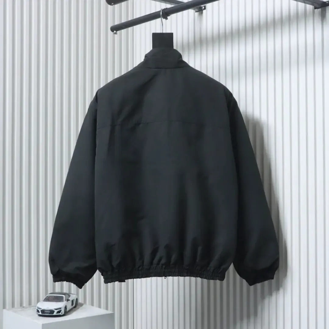 Balenciaga Blcg 24Fw Cotton Jacket With Double Embroidered Logo. - Image 2