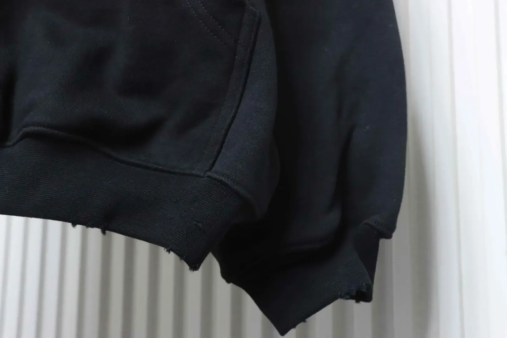 Balenciaga Hoodie With Rhinestone Embroidery - Image 5