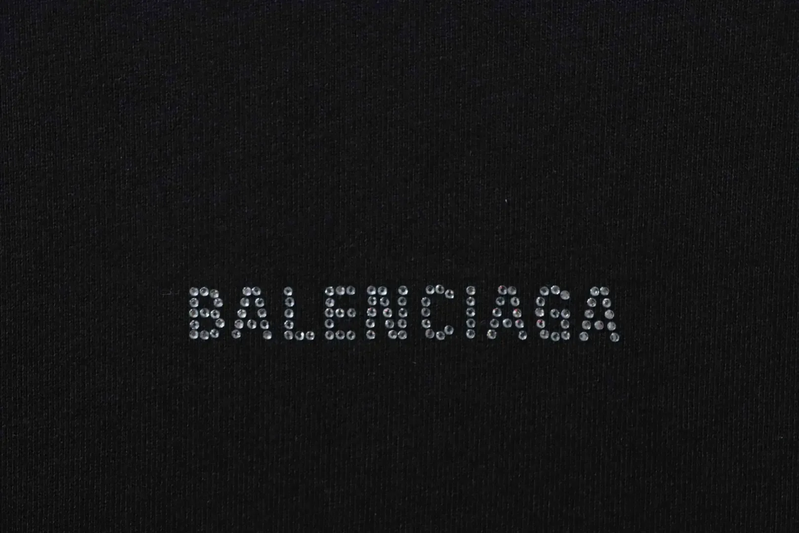 Balenciaga Hoodie With Rhinestone Embroidery - Image 6