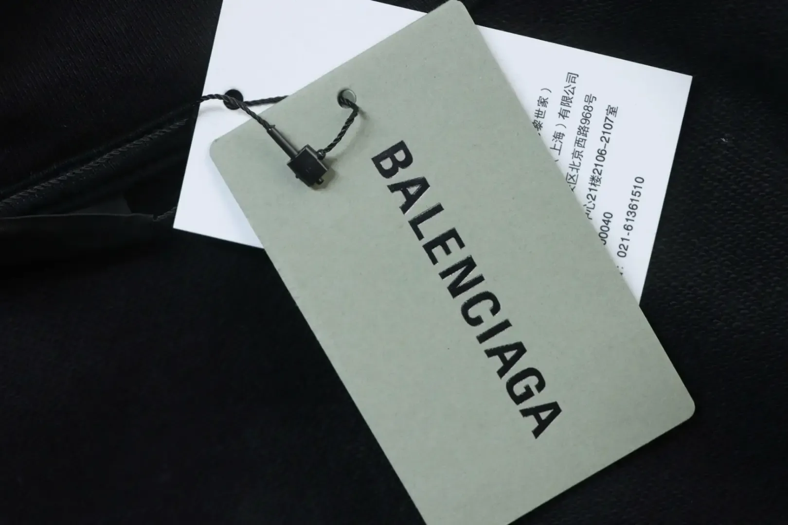 Balenciaga Hoodie With Rhinestone Embroidery - Image 8