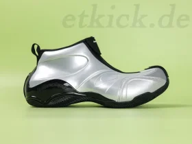 Balenciaga Mens Basketball Shoes In Silver And Black