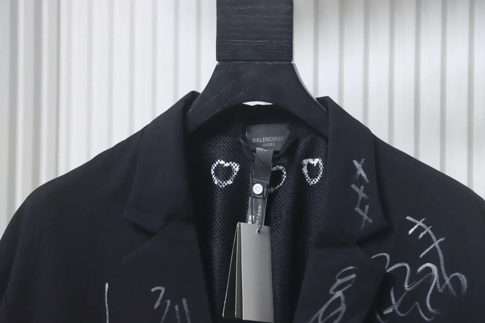 Balenciaga New Graffiti Jacket Suit - Image 3