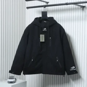 Balenciaga Ski Quilted Jacket With Embroidered Logo