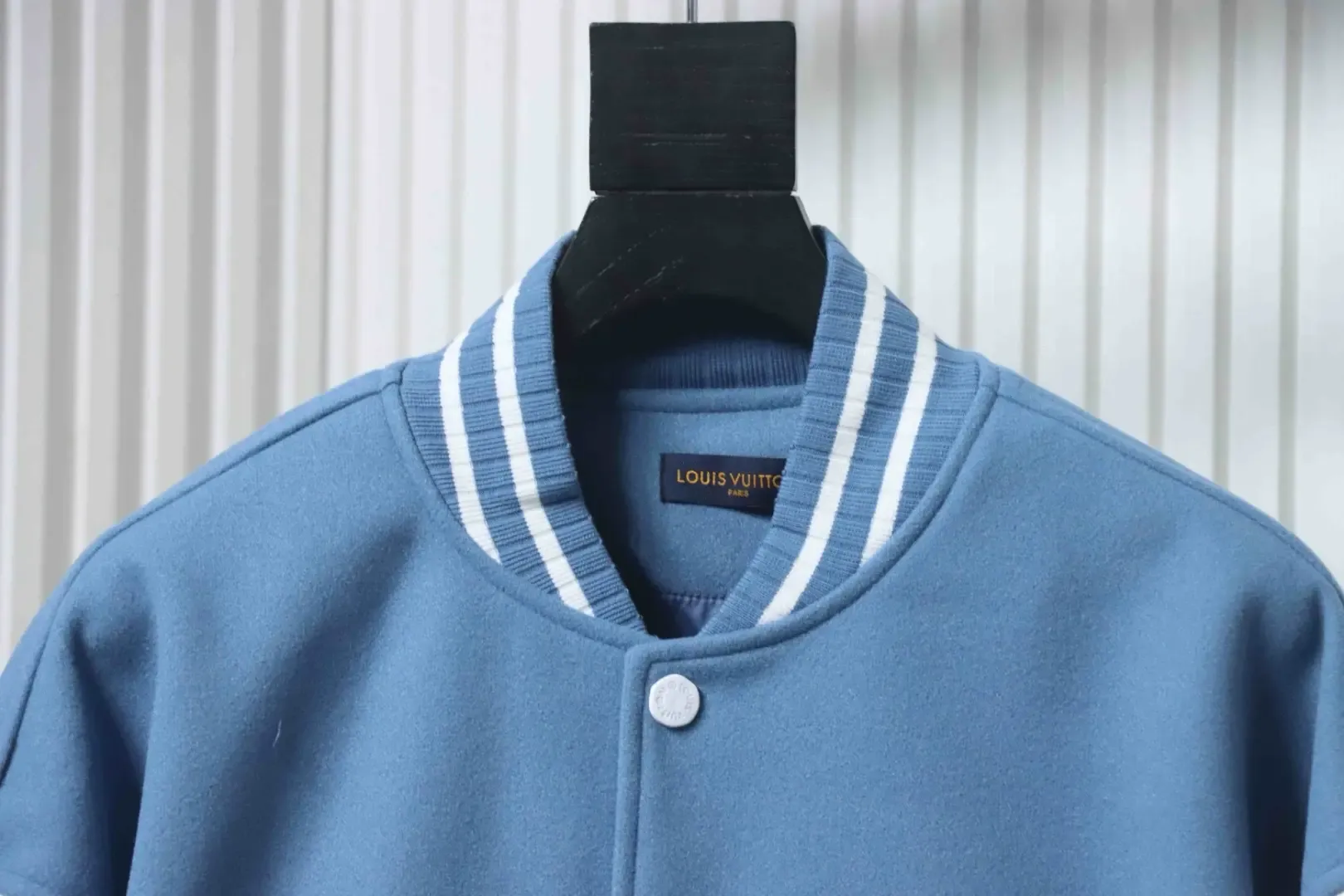 Baseball Uniform Consisting Of A Leather Patchwork Jacket With Embroidered Logo - Image 3