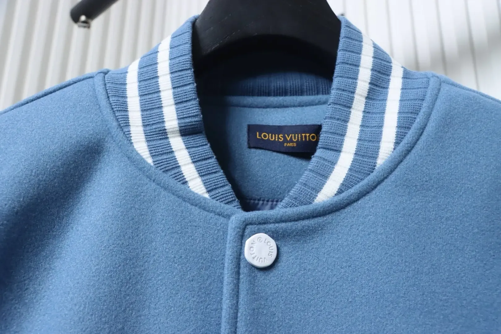 Baseball Uniform Consisting Of A Leather Patchwork Jacket With Embroidered Logo - Image 6