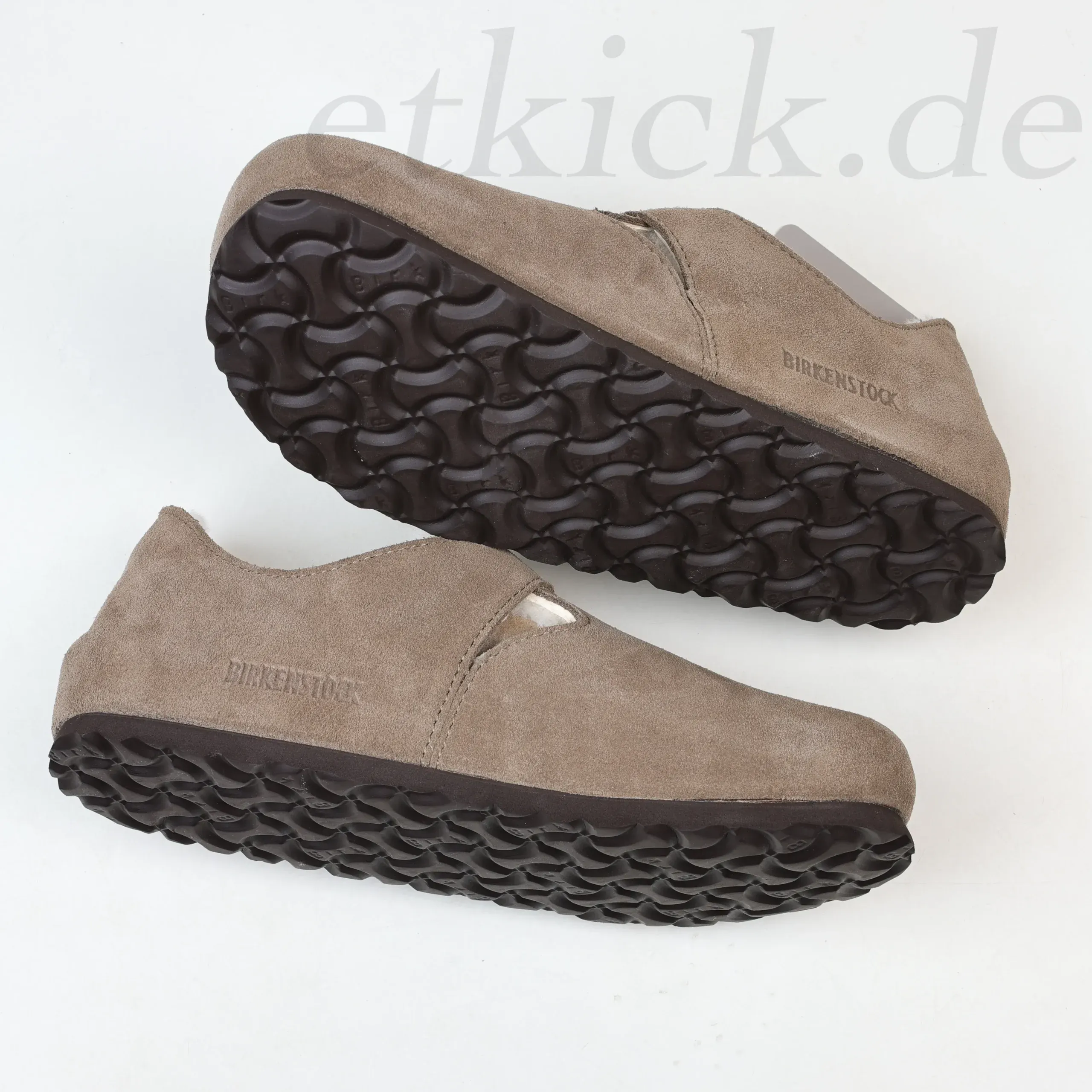 Birkenstock Unisex Shoes Made From London Wool Suede Leather Available In Various Colors - Image 13