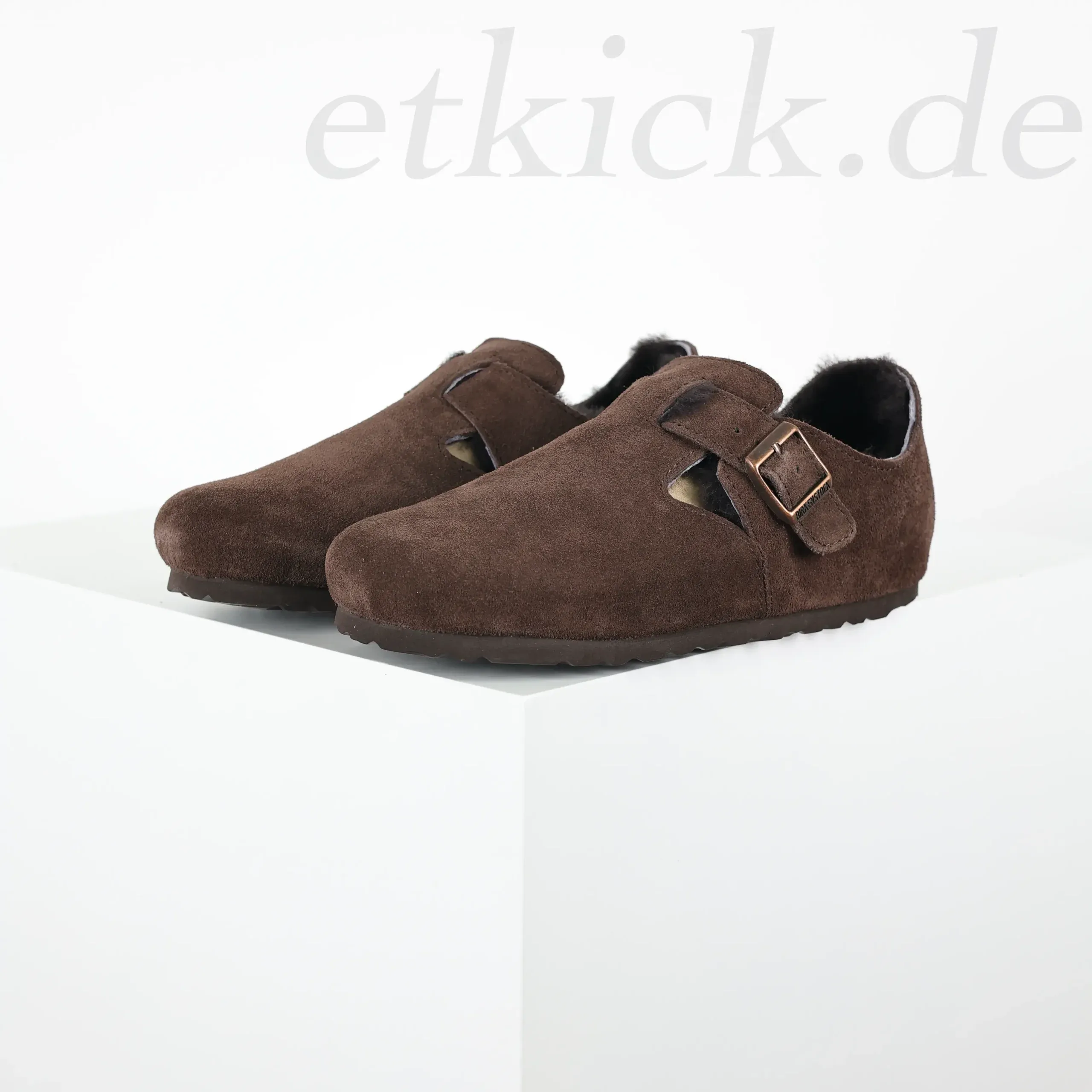 Birkenstock Unisex Shoes Made From London Wool Suede Leather Available In Various Colors - Image 15