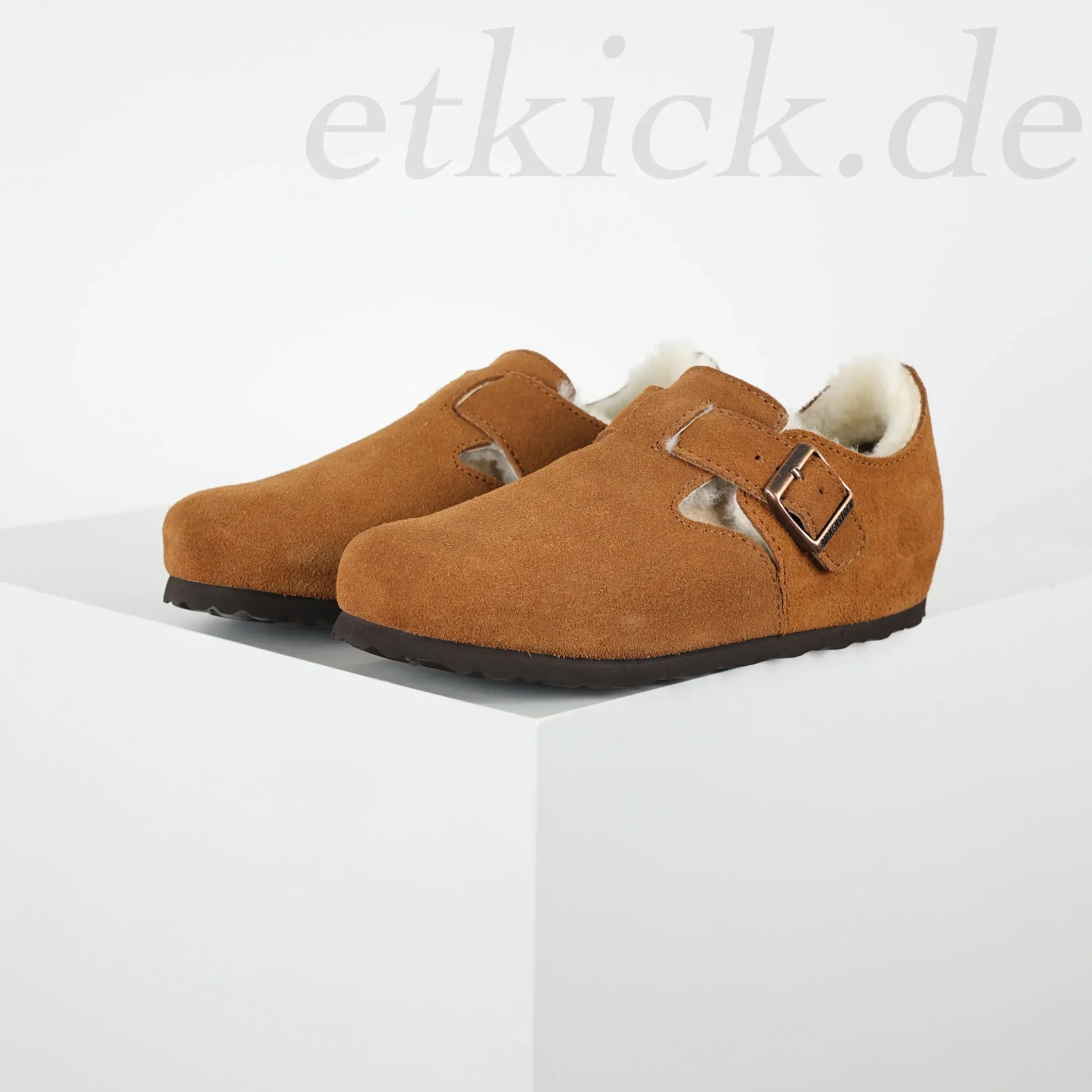 Birkenstock Unisex Shoes Made From London Wool Suede Leather Available In Various Colors - Image 18